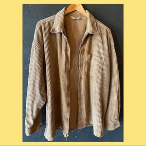 90s Vintage Northwest Blue Corduroy Zip Up Jacket